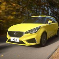 Revised MG3 debuts in UK