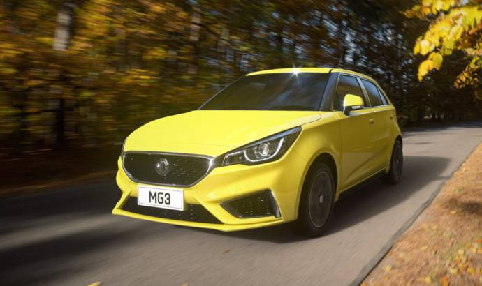 Revised MG3 debuts in UK