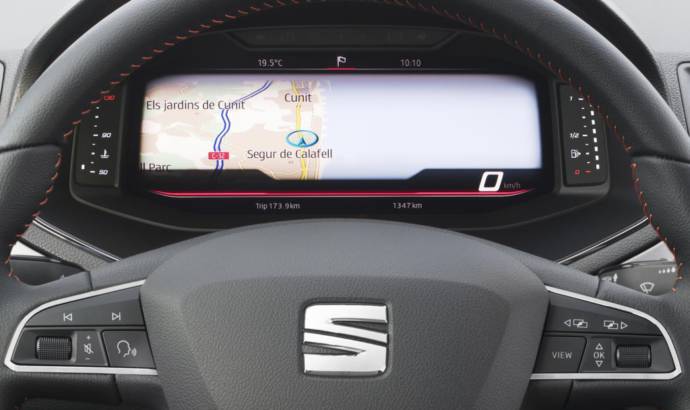 Seat Arona and Ibiza can be ordered with Digital Cockpit