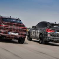 BMW X3 M and X4 M - official camouflaged pictures
