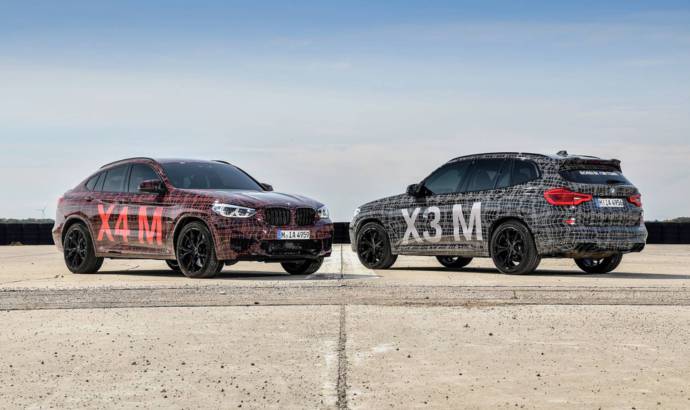 BMW X3 M and X4 M - official camouflaged pictures