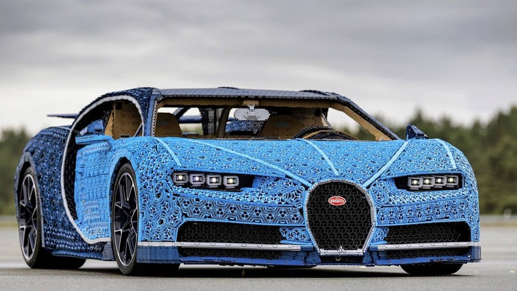 Lego built a Bugatti Chiron replica which is drivable