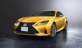 Lexus unveiled the 2019 RC facelift