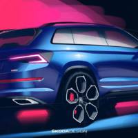 SKODA Kodiaq vRS two new sketches