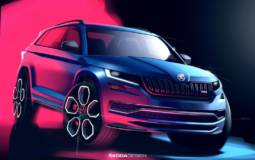SKODA Kodiaq vRS two new sketches
