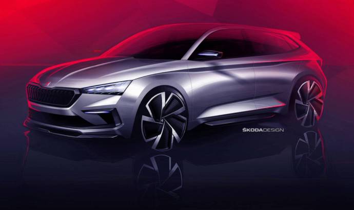 Skoda Vision RS - first design sketches