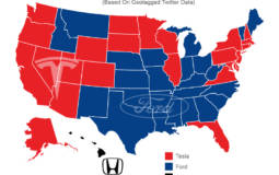 Tesla and Ford are the most talked about car brands in the United States