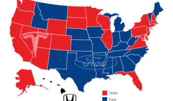 Tesla and Ford are the most talked about car brands in the United States