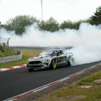 This 900 HP Ford Mustang RTR is drifting around the Nurburgring