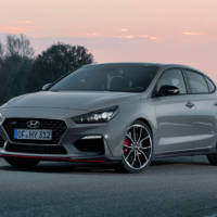 This is the 2019 Hyundai i30 Fastback N - 275 HP and 6.1 seconds for the not to 100 km/h