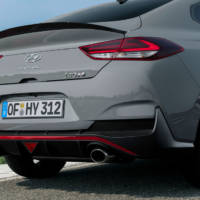 This is the 2019 Hyundai i30 Fastback N - 275 HP and 6.1 seconds for the not to 100 km/h