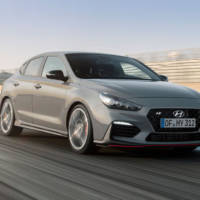 This is the 2019 Hyundai i30 Fastback N - 275 HP and 6.1 seconds for the not to 100 km/h