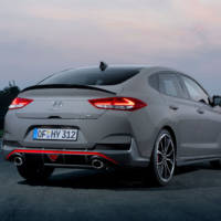 This is the 2019 Hyundai i30 Fastback N - 275 HP and 6.1 seconds for the not to 100 km/h