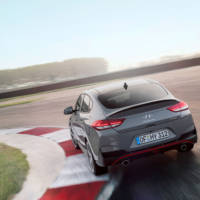 This is the 2019 Hyundai i30 Fastback N - 275 HP and 6.1 seconds for the not to 100 km/h