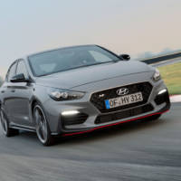 This is the 2019 Hyundai i30 Fastback N - 275 HP and 6.1 seconds for the not to 100 km/h