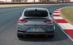 This is the 2019 Hyundai i30 Fastback N - 275 HP and 6.1 seconds for the not to 100 km/h
