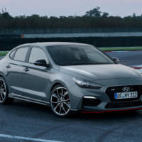 This is the 2019 Hyundai i30 Fastback N - 275 HP and 6.1 seconds for the not to 100 km/h