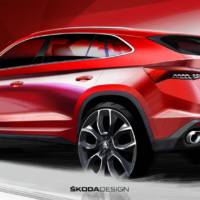 First design sketches with the upcoming Skoda Kodiaq GT