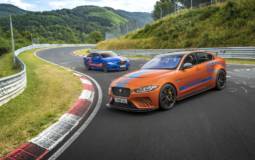 Jaguar XE SV Project 8 with Track Pack available as a taxi ride on Nurburgring