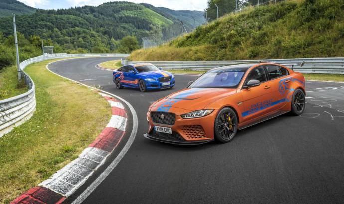 Jaguar XE SV Project 8 with Track Pack available as a taxi ride on Nurburgring