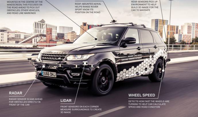 Range Rover Sport completes autonomous test