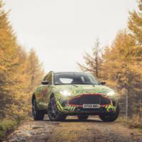 Aston Martin DBX begins testing