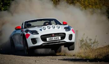 Jaguar F-Type rally cars celebrate 70 years of sport heritage