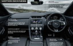 Jaguar and Land Rover vehicles will detect motion sickness