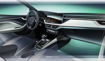 Skoda Scala interior images released