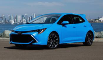 2019 Toyota Corolla hatchback recall in US