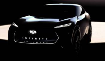 First teaser with a new crossover concept from Infiniti