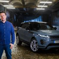 Jamie Oliver drove the new Range Rover Evoque