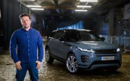 Jamie Oliver drove the new Range Rover Evoque