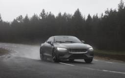 New imagines with Polestar 1. The Swedish hybrid coupe will be produced in 2019