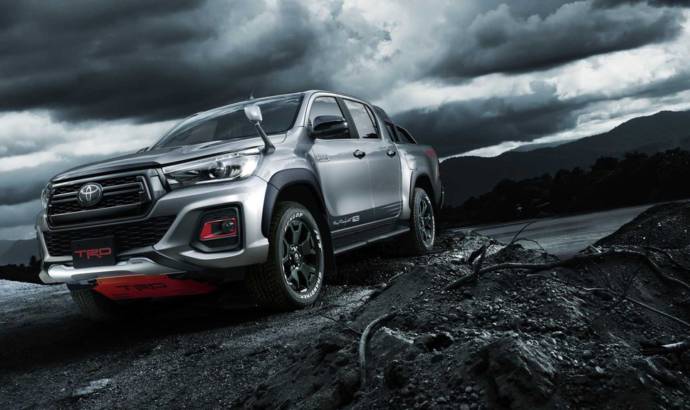 This is the all-new Toyota Hilux Black Rally edition