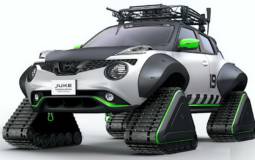 Watch this Nissan Juke transformed into a snowmobile will hit the 2019 Tokyo Auto Show
