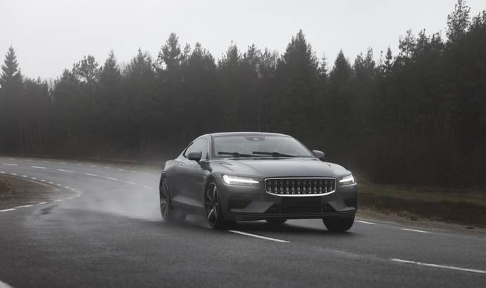 New imagines with Polestar 1. The Swedish hybrid coupe will be produced in 2019
