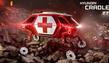 Hyundai Elevate is a walking car concept