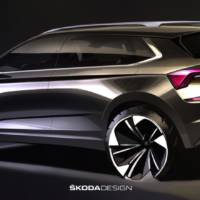 Skoda Kamiq first sketches unveiled