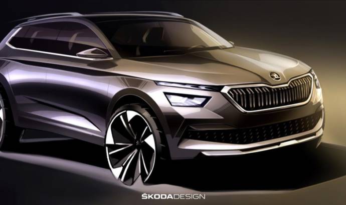 Skoda Kamiq first sketches unveiled