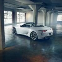 This is the 2019 Lexus LC Convertible Concept
