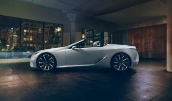 This is the 2019 Lexus LC Convertible Concept