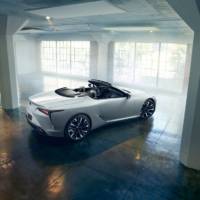 This is the 2019 Lexus LC Convertible Concept