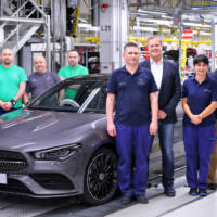 Mercedes-Benz starts production of the new 2020 CLA Coupe