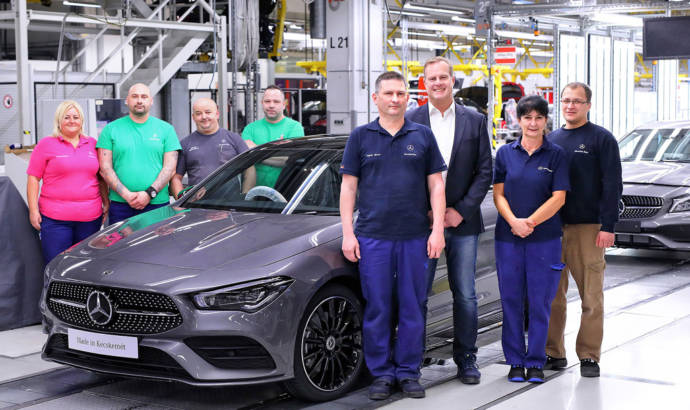 Mercedes-Benz starts production of the new 2020 CLA Coupe