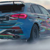 A new video teaser of the upcoming 2020 AMG A45 hot hatch