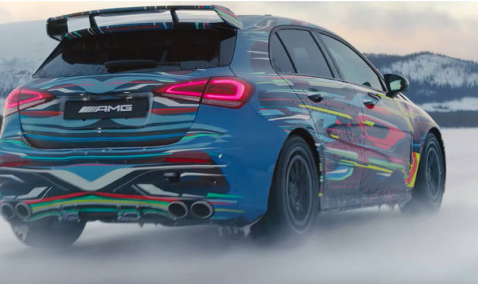A new video teaser of the upcoming 2020 AMG A45 hot hatch