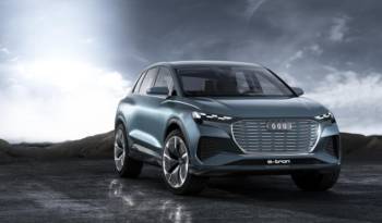 Audi Q4 e-tron concept car announces a new electric SUV