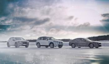 BMW IX3, I4 and INext endure the Arctic cold and snow