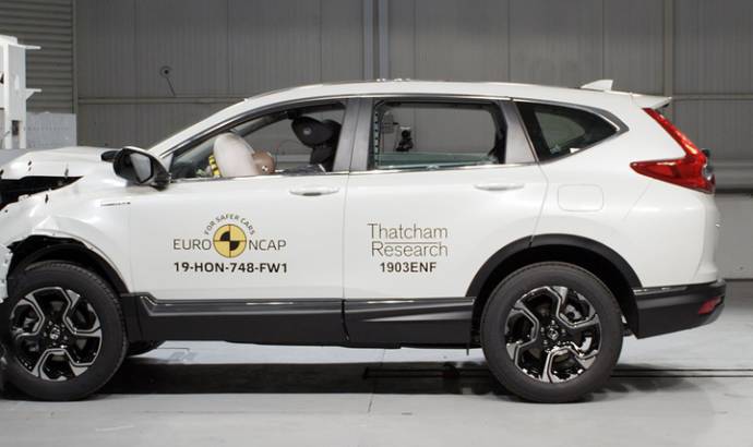 Honda CR-V awarded five stars by EuroNCAP